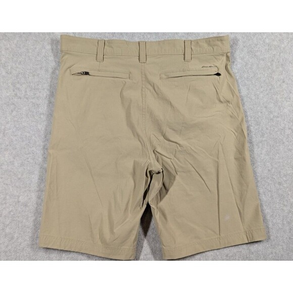Eddie Bauer Men Shorts Size 36 Travex Nylon Chino‎ Performance 9" Inseam Outdoor - Picture 3 of 14